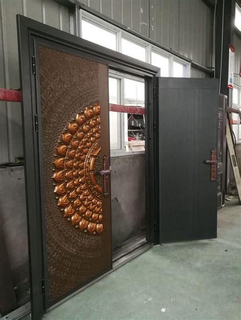 Modern Design Exterior Door Casting Aluminum Bullet Proof Main Front