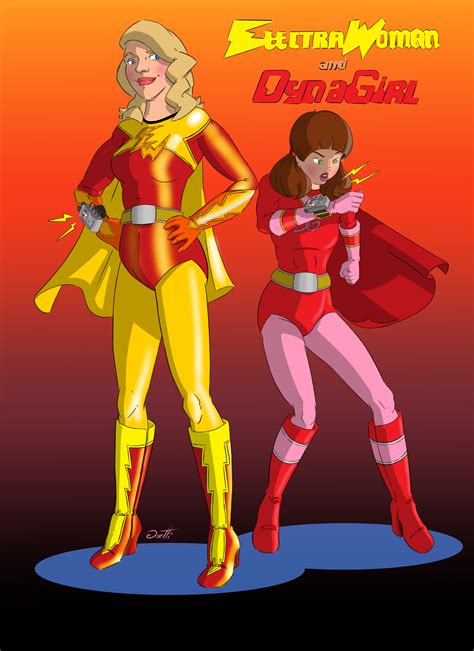 Artstation Electra Woman And Dyna Girl