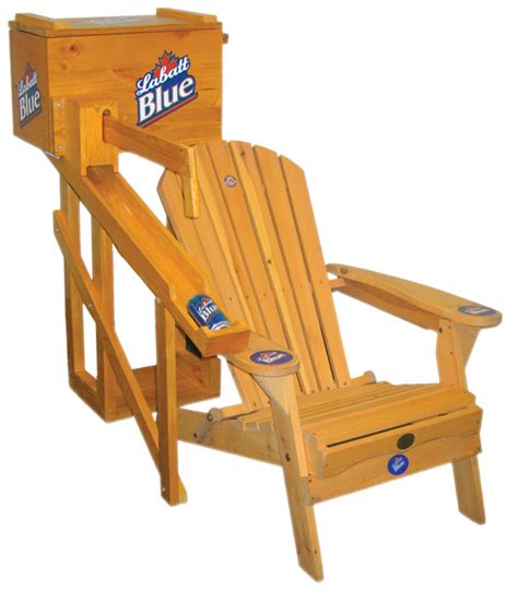 Virgie Bulman Share Labatt Blue Adirondack Chair With Cooler