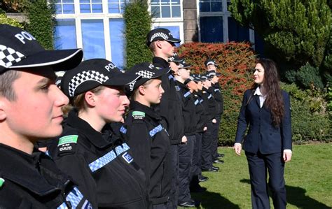 Police And Crime Commissioner Meets Cohort Of Recruits Working From New
