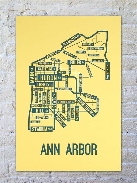 Map Of Downtown Ann Arbor Cape May County Map