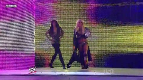 Beth Phoenix Gail Kim And Eve Torres Vs Laycool Layla And Michelle