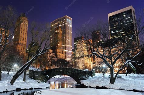 New York City Winter Snow Wallpapers Wallpaper Cave