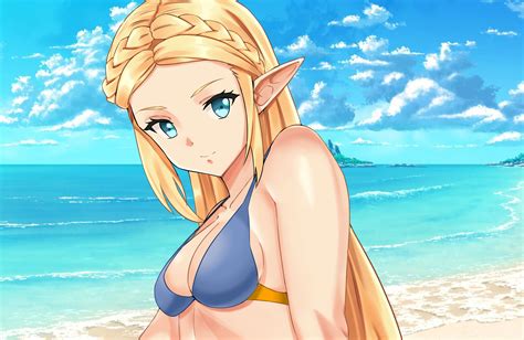 Princess Zelda Bikini Poster Legend Of Zelda Poster On Storenvy