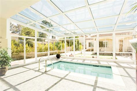 Glendale Glass Sunroom Enclosure Pool Los Angeles Sunrooms And Patiorooms