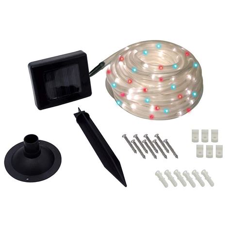 Maybe you would like to learn more about one of these? Solar Powered 50 Red White and Blue LED Rope Light KIt - # ...