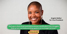 Angela Walker accepts the nomination - www.gp.org