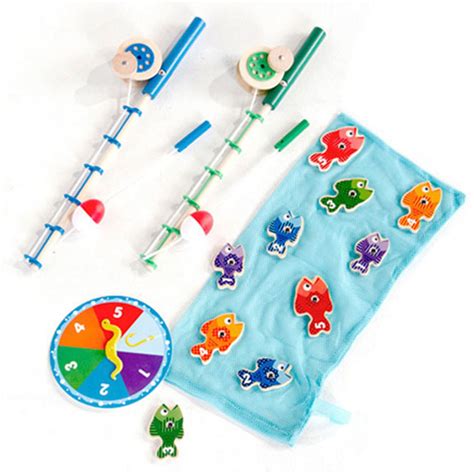 Catch And Count Magnetic Fishing Rod Set Fat Brain Toys