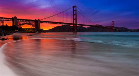 Free Download Golden Gate Bridge Bridge San Francisco Beach Ocean