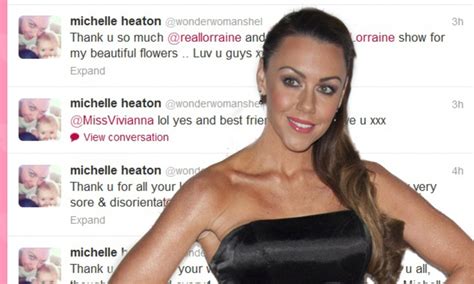 Michelle Heaton Tweets From Hospital Bed After Undergoing Double