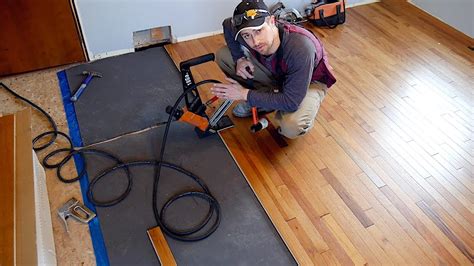 Install Hardwood Floor Without Nail Gun Flooring Site