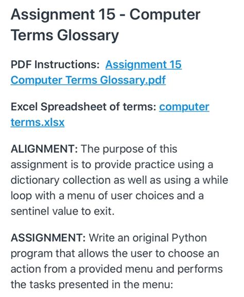 Glossary Of Basic Computer Terms Pdf Glossary Of Computer Vision