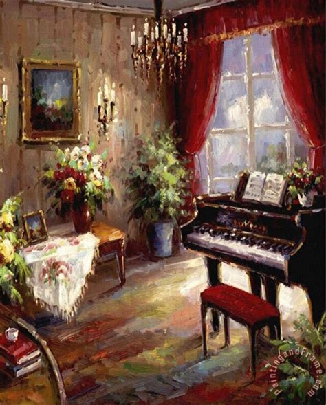 Foxwell Music Parlor Painting Music Parlor Print For Sale