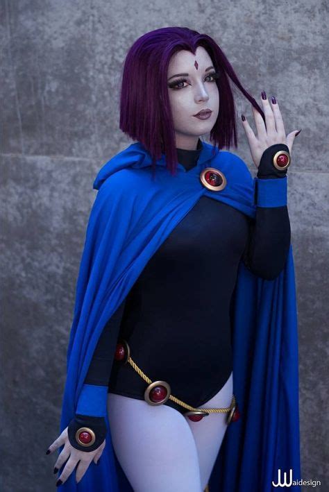 25 Bästa Teen Titans Raven Costume Idéerna På Pinterest Cosplay