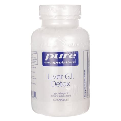 Pure Encapsulations Liver Gi Detox 120 Veg Caps Swanson Health Products