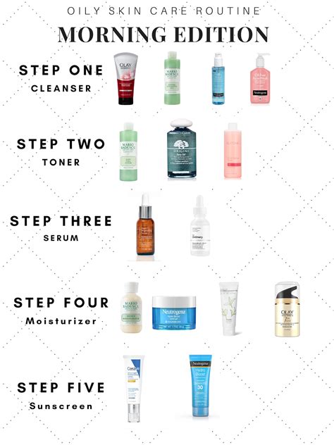 Morning Oily Skin Care Routine Step By Step Skin Care Guide With Affordable Healthy Products