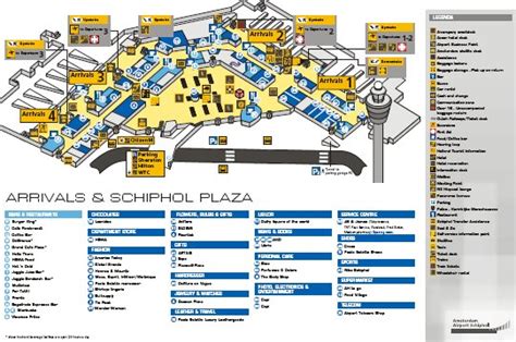 Schiphol Airport Map Älypuhelimen Käyttö Ulkomailla