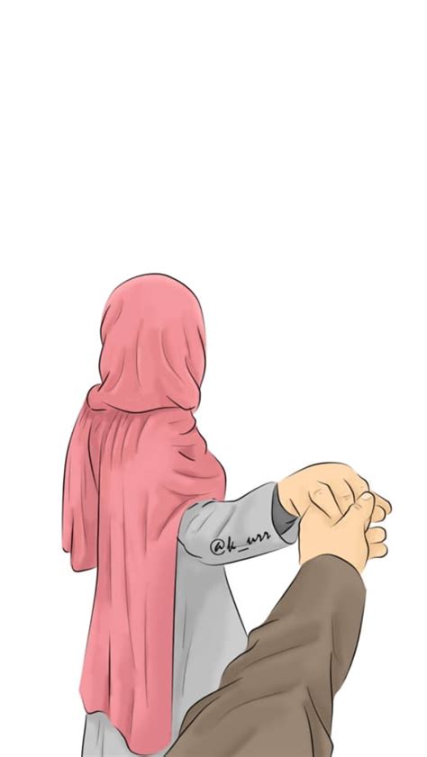 Pin By Sak Karepmu On Couple Girls Cartoon Art Islamic Cartoon Hijab Cartoon
