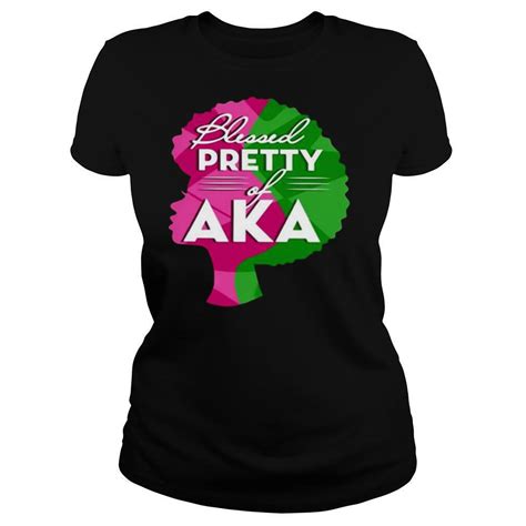 Aka Sorority 1908 Blessed Pretty Girl Of Aka T Shirt