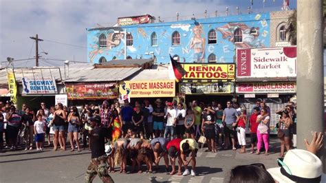 Venice Beach Boardwalk Performers Youtube