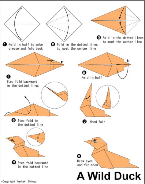 Simple Origami Animals Arts Crafts Ideas Movement