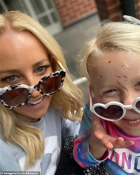 Shes Just Like Mum Carrie Bickmore Shares A Sweet Tribute To Her Lookalike Daughter Adelaide