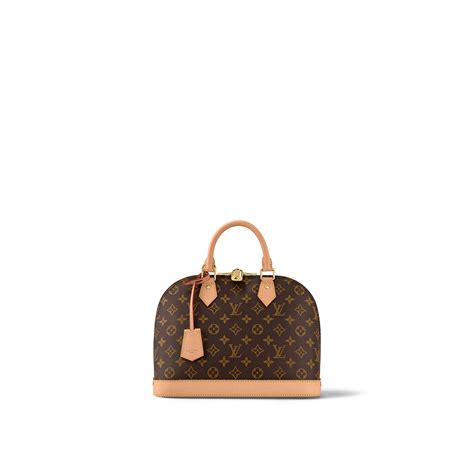 Alma Pm Luxury Monogram Canvas Handbag Louis Vuitton