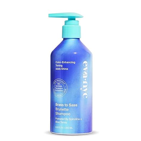Eva Nyc Brass To Sass Brunette Shampoo Toning Blue