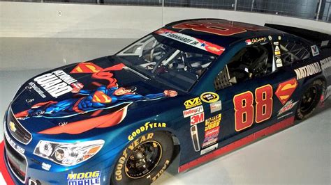 Dale Earnhardt Jr Unveils New Superman Paint Scheme Nascar