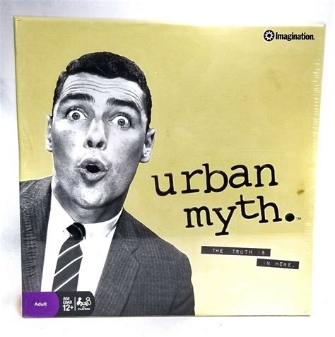 Urban Myth Board Game The Truth Is Here Truth Or Myth Imagination New