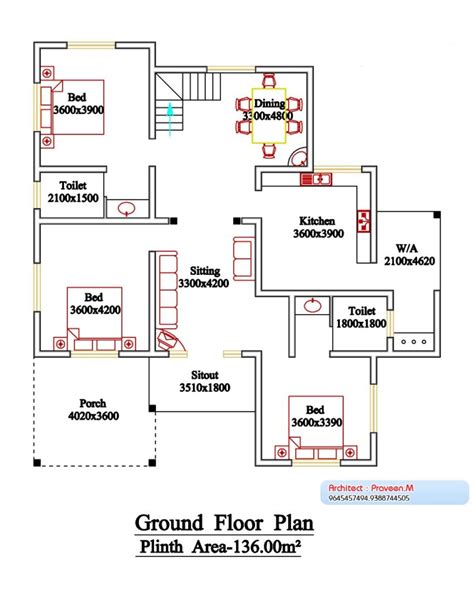 2800 Square Feet 6 Bedroom Double Floor Sloping Roof Kerala Style Home