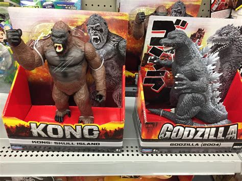 New Kong And Godzilla Toys At Wal Mart Godzilla