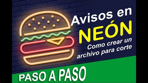 Avisos En Neon Como Crear Un Archivo Corte Laser Youtube