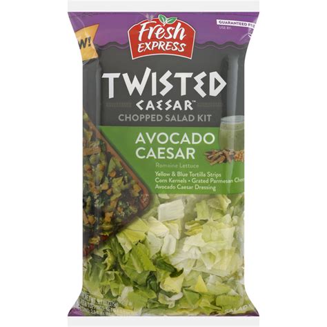 Fresh Express Chopped Salad Kit Avocado Caesar 97 Oz Instacart