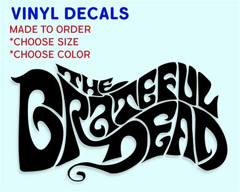 Grateful Dead Logo Stencil
