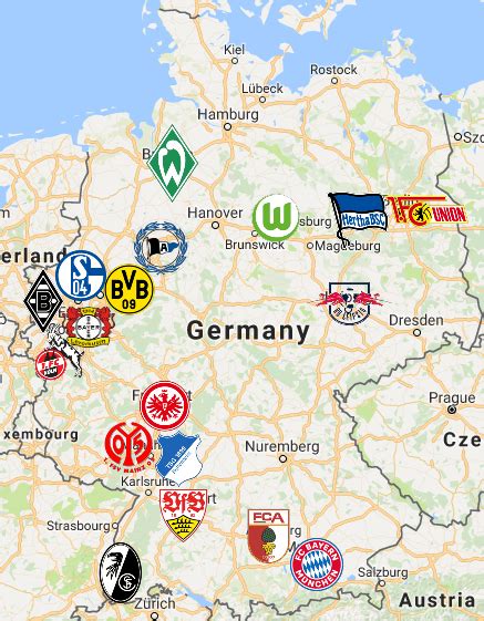 7,663,119 likes · 80,183 talking about this. Bundesliga Map | Clubs - Sport League Maps : Maps of ...
