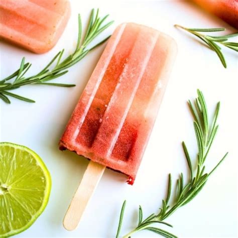 Healthy Watermelon Popsicles With Lime Easy Summer Dessert