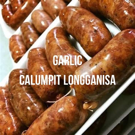 Garlic Calumpit Longganisa 500g Per Pack 10 Pcs Shopee Philippines