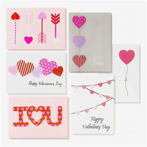 Handmade Valentines Day I Love You Note Cards With Envelopes Note