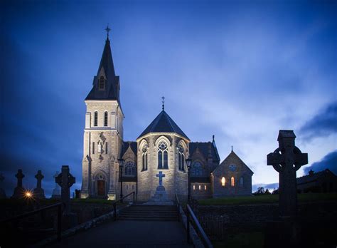 Church Of The Immaculate Conception By Night Parish Of Kingscourt