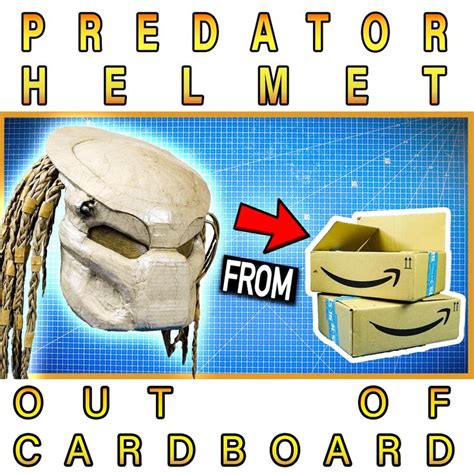 In this video i will make a predator helmet using some cardboard, rope, and other everyday stuff. Pin on DIYs videos with cardboard