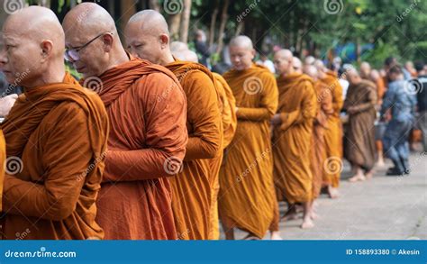 Bangkok Thailand September 2019 On Buddhist Holy Day Thai Buddhist