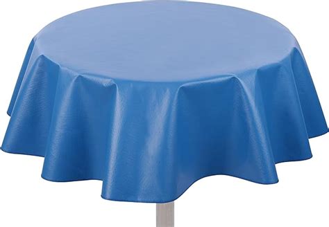 Yourtablecloth Heavy Duty Flannel Backed Round Vinyl Tablecloth 6