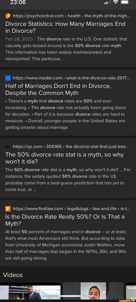 Health The Myth Of The High Divorce Statistics How Many Marriages End In Divorce Feb 28