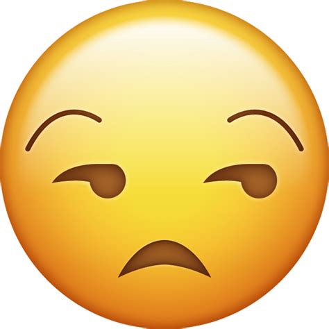 Unamused Emoji Free Download Ios Emojis Emoji Island