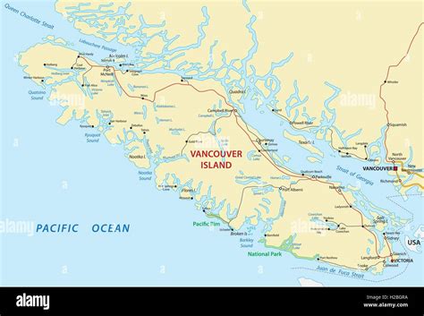 Mapa De La Isla De Vancouver Fotografías E Imágenes De Alta Resolución