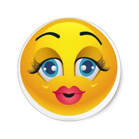 Funny Face Classic Round Sticker Funny Stickers Round
