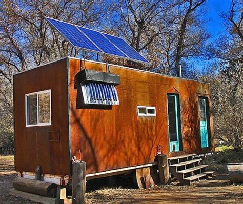 Man Builds 200 Sq Ft Solar Off Grid Tiny House