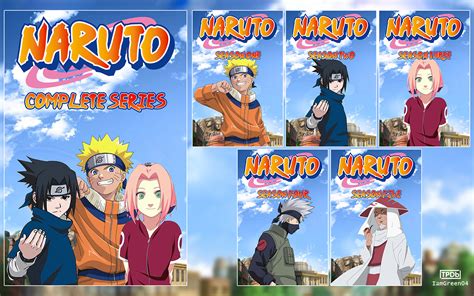 Poster Naruto 2002 Cover And Seasons 1 5 Rplexposters