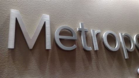 Brushed Aluminum Letters And Cast Plaque At Mwcog Made By Designs